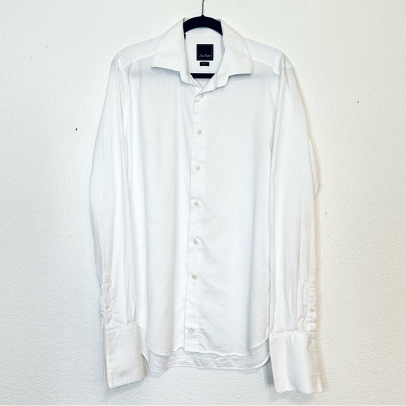 David Donahue - White Non-Iron Dress Shirt - Picture 6 of 10